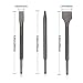 ZILONG SDS-Plus Chisel Set, Rotary Hammer SDS Bits Set 3 PCS Including Point Chisel, Flat Chisel, Cranked Chisels with Carry Case