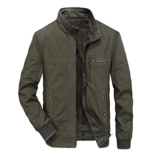 BB67 Casual Jacket|Men's Winter Zipper Cotton On Both Sides Collar Jackets Outerwear Coats