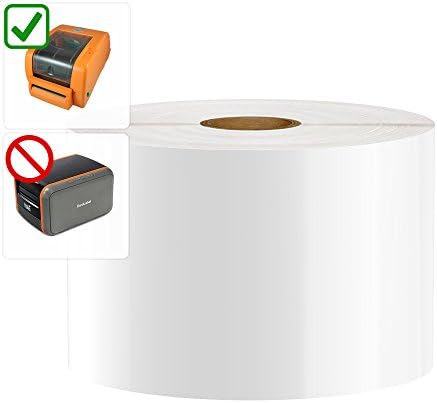 DuraLabel PRO Compatible Premium Vinyl Tape, White, 3" x 150'