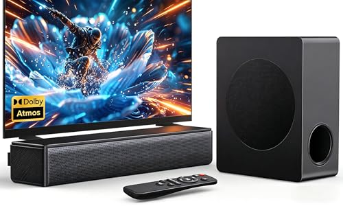 GEOYEAO 2.1 CH Sound Bar Subwoofers