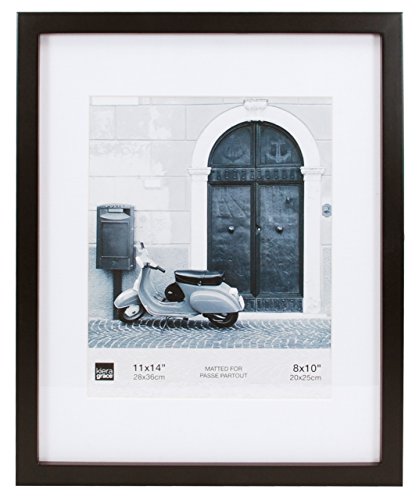 kieragrace Modern Luxury-Frames, 11"x14" matted for 8"x10", Black