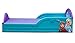 Disney Frozen Sleep and Play Toddler Bed with Attached Guardrails by Delta Children