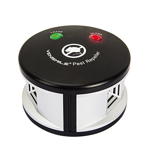 VENSMILE Squirrels Repeller Ultrasonic Pressure Wave Pest Deterrent Control Chaser Mouse Mice Rats and Insects Indoor Use VENSMILE Squirrels Repeller Ultrasonic Pressure Wave Pest Deterrent Control Chaser Mouse Mice Rats and Insects Indoor Use