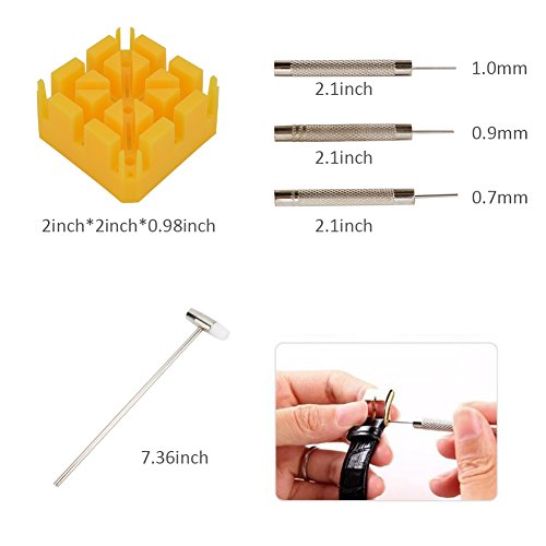 JDYYICZ 168 PCS Watch Repair Kit, Watch Battery Replacement Tool Kit