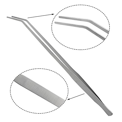 4 LILYS+PET+Straight+Stainless+Tweezers