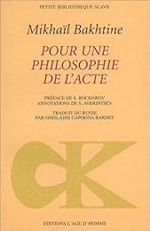 Pour une philosophie de l'acte