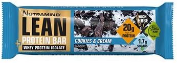 Nutramino Lean Bar Cookies & Cream 16 bars