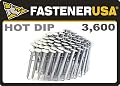 1 3/4" Smooth A153-D HOT Dip Coil Roofing Nails 3.6M Box