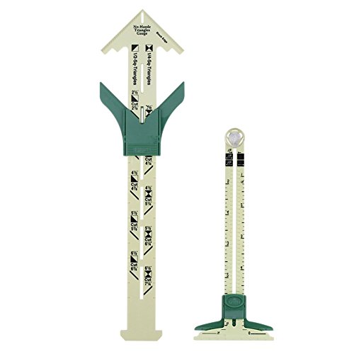 AhlsenL 2 Pack Sliding Gauges - Triangles Gauge & T Gauge 5-in-1 Sewing Gauge Multi-Functional Measuring Tool No-Hassle Easy Marking