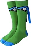 Teenage Mutant Ninja Turtles LEONARDO Blue MASKED CREW SOCKS