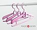 Royal Cloak Cascading Pink Baby Clothes Hangers, Great Closet Organizer & Nursery Storage for Small Spaces