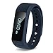 LQM I5 Plus Smart Bracelet Bluetooth 4.0 Touch Screen Fitness Tracker Pedometer Health Sport Wristband Sleep Monitor TPU Material (Blue)