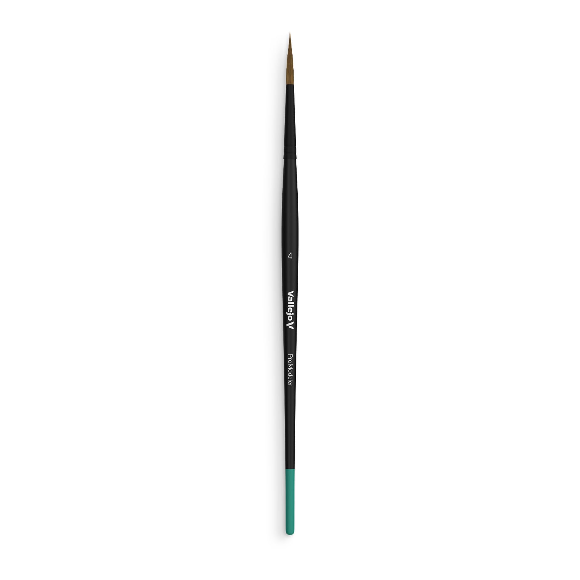 Vallejo Pro Modeler B01004 Natural Hair Round Brush No. 4