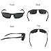 JULI Polarized Sunglasses,Sports Designer Fashion Sunglasses for Men Women Driving Baseball Cycling Fishing Golf Al-Mg Alloy Superlight Unbreakable Frame