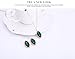 OUFO Women Jewelry Set, Rose Gold Plated Crystal Green Stone Jewelry Set Elegant Leaf Shaped Necklace Pendant Earrings 2092