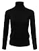 NINEXIS Women's Long Sleeve Turtle Neck Knit Sweater Top with Plus Size