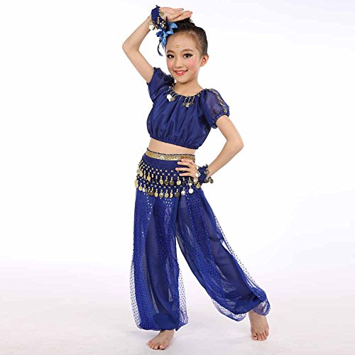 Vanvler Handmade Children Girl Belly Dance Costumes Kids Belly Dancing Egypt Dance Cloth