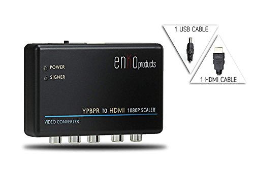 enKo YPbPr Component RGB + R/L to HDMI Converter v1.3 up Scaler for 720p 1080p