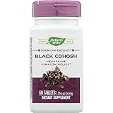 Nature's Way Black Cohosh Standardized Extract (20 mg per Serving), Menopause Relief, 60 Count (Packaging May Vary)