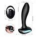 Prostate Massager Vibrator Anal Sex Toys for Men - Adorime Heating Wireless Remote Male Anal Butt Plug with 9 Vibration Modes G-spot Stimulator for Women and Couples