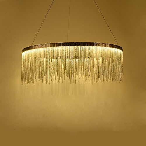 SUNWE Athena Tassel Aluminum Chain Creative Chandelier (24")