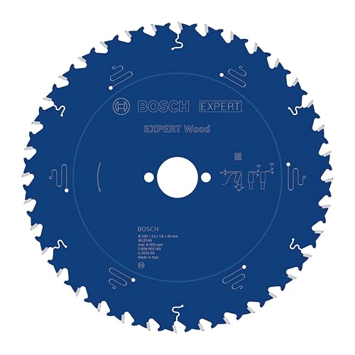 Bosch 1x Lame de scie circulaire filaire EXPERT Wood (pour Bois résineux, Bois dur, Ø mm, Professional Accessoire Scies circulaires portatives filaires)