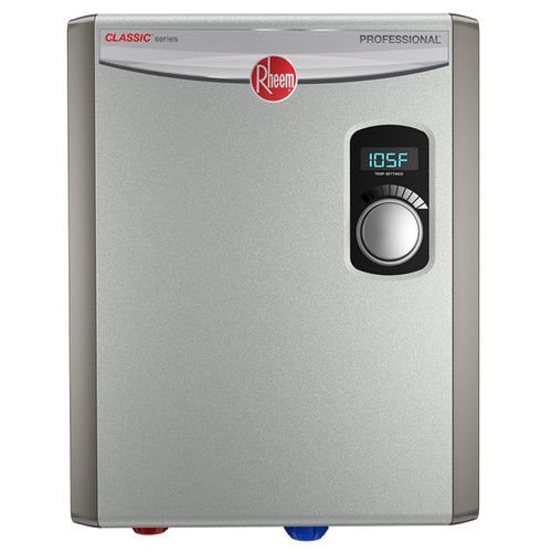 Rheem RTEX-18 18kW 240V Electric Tankless Water Heater, small, Gray