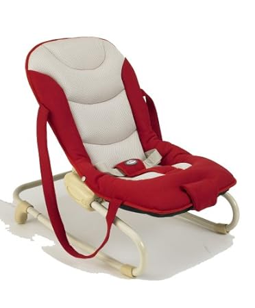 red baby rocker
