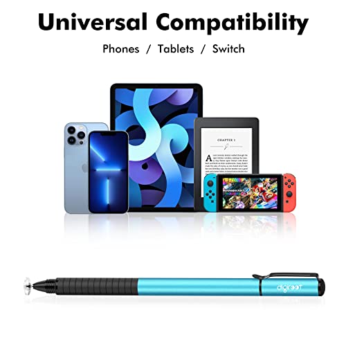 Digiroot Universal Stylus, [2in1] Disc Stylus Pen Touch Screen Pens