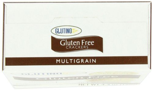 Glutino Gluten Free Crackers, Multigrain, 4.4 oz Boxes (Pack of 6)