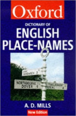 A Dictionary Of English Place Names Oxford Paperback Reference Amazon Co Uk Mills A D Books
