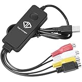 Top-Longer USB 2.0 Video Grabber with Audio for Mac OS X and Windows - VHS to DVD Converter (Updated Version)
