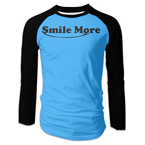 ZdaR RH Roman Atwood Smile More Daviddobrik Blue Long Sleeve Men’s Raglan