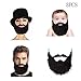 Lautechco 3Pcs Funny Fake Beard for Women Man Kid Party Fake Beards for Adults