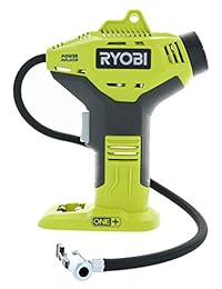Inflador eléctrico Ryobi P737 de 18 V, inalámbrico y portátil para neumáticos (no incluye batería, solo la herramienta eléctrica)