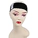 GEXWORLDWIDE GEX Beauty Flexible Velvet Wig Grip Scarf Head Hair Band Wig Band Adjustable Fastern (Dark Black)