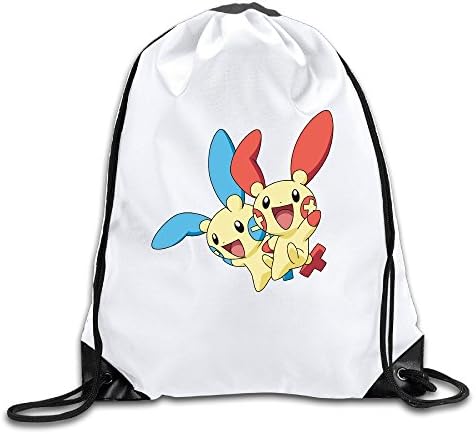 Happy Jump Lightweight Drawstring Bags Backpack White Size One Size