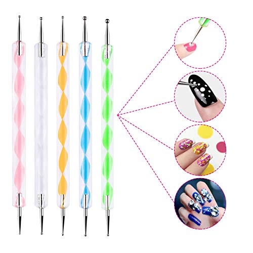 image for Anezus Nail Art Brushes Nail Art Painting Polish Design Tools Set with