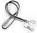 ALL in ONE Rhinestone Lanyard Bling Crystal Necklace with Keyring for Business Id Badge /Card Holders/key/cell Phone (WHITE)