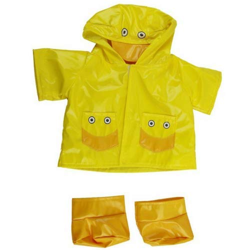 Yellow Raincoat - Teddy Bear Clothes - Teddy Bear Outfit - 16"/40cm - BEAR NOT INCLUDED
