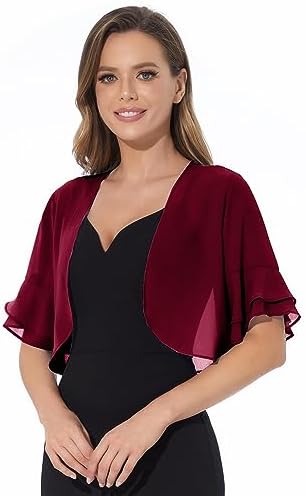 chiffon shrugs for dresses Chiffon Shrugs and Boleros