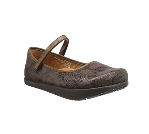 Kalso Earth Women's Solar 3 Mary Jane Flat,Bark Printed Suede,6 M US