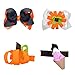 20 Pack 2 inch-4.5 inch Boutique clips Grosgrain Ribbon Halloween Hair Bows with Ghost Pumpkin Pattern for Little Toddlers Girls