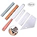 Guitar Luthier Tool Kit Including 1Piece Guitar Fret Crowning Luthier File, 1Piece Stainless Steel Fret Rocker, 2 Pcs Fingerboard Guards Protectors and 2 Pcs Grinding Stone for Guitar