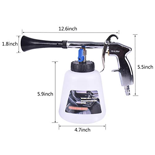 High Pressure Car Cleaning Gun, Car Wash Kit - Car Cleaning Foam Gun with 1L Foam Bottle, Spray Nozzle Car Wash Gun Foam Lance, Car Care Essentials - Thumbnail 3