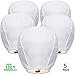Chinese Sky Lanterns ECO Wire-Free Flying Chinese Sky Lanterns (5 Pack) - 100% Biodegradable, Environmentally Friendly Lanterns!