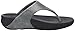 FitFlop Women's Lulu Shimmersuede Flip Flop, Pewter, 9 M US