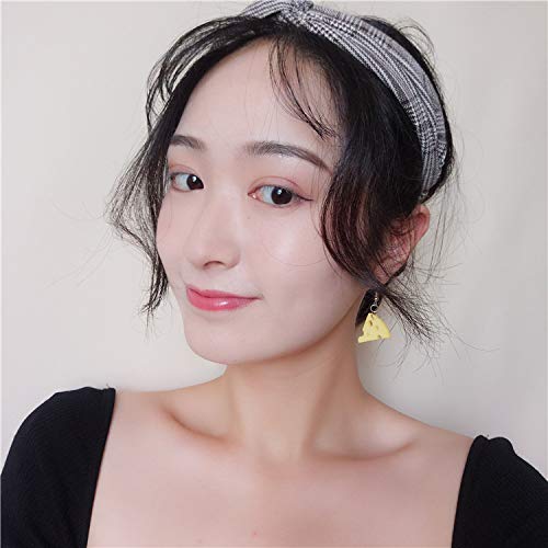 MYANAIL Yellow Cheese Cute Acrylic Creative Earrings Girls