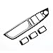 CROTRIM Carbon Fiber Door Armrest Window Switch Cover for BMW X5 E70（08-13） X6 E71（09-14）
