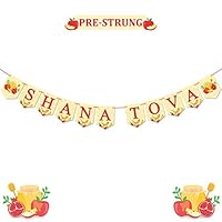 Yaaaaasss! Shana Tova Banner Jewish Holiday Greetings Garland Jewish New Year Decorations Jewish High Holy Day Supplies Rosh Hashanah Decor